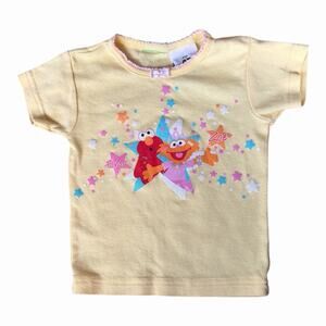 2000s Elmo And Zoe Sesame Street T Shirt Girls Size 4T